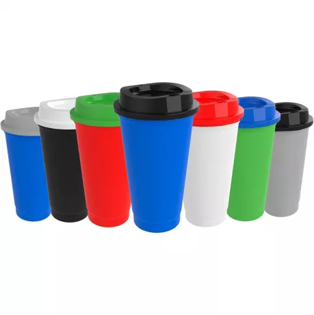 Foto de Vaso plastico con tapa Bt.Vle